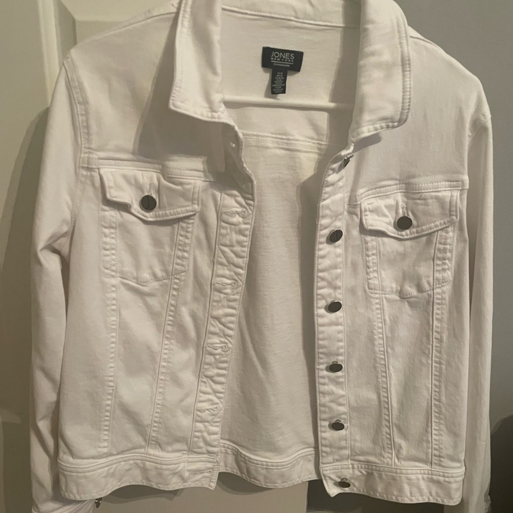 White Jones New York Jean Jacket